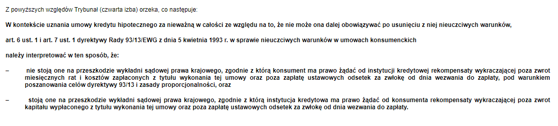 fragment wyroku tsue frankowicze