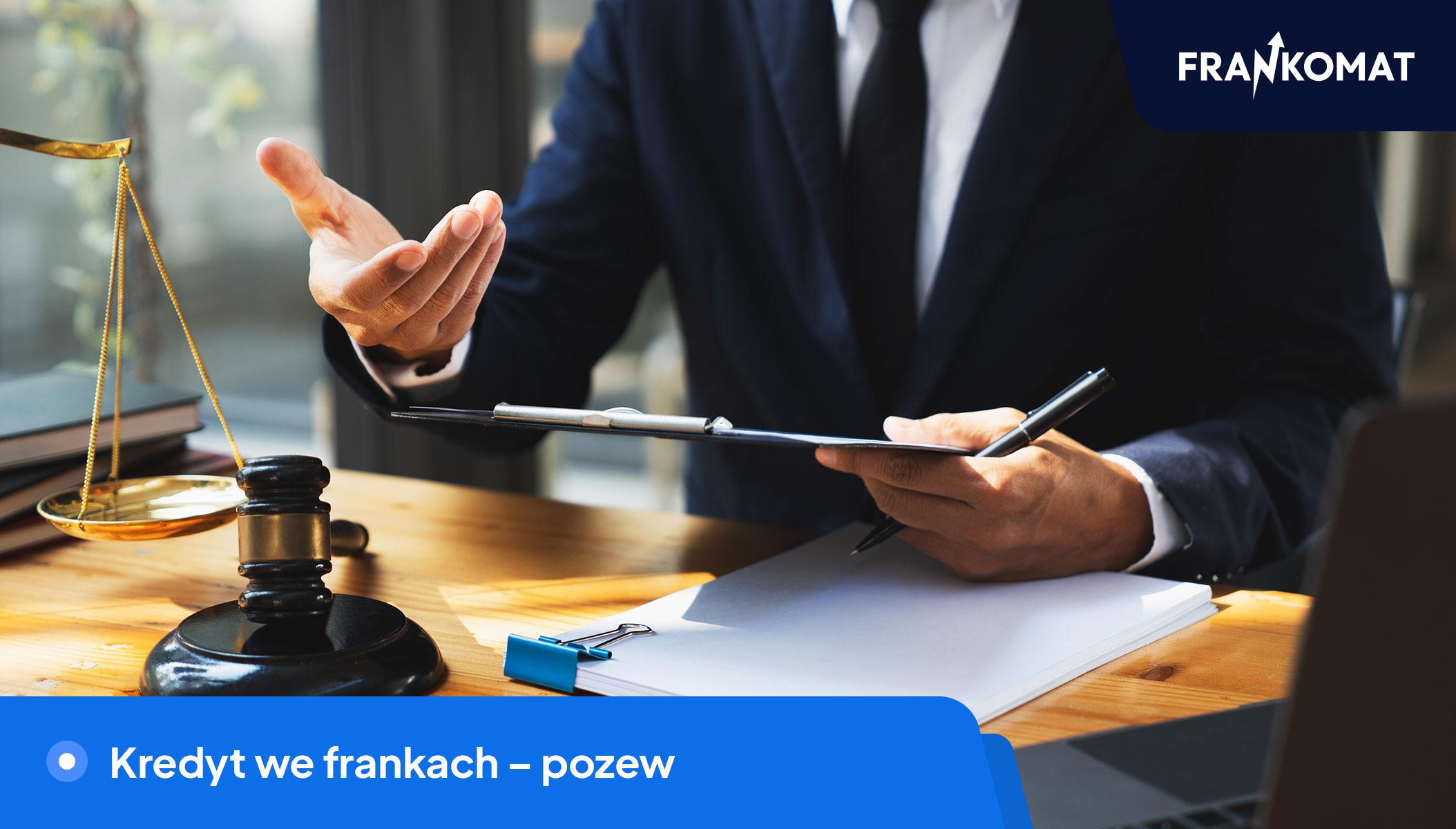 kredyt we frankach pozew